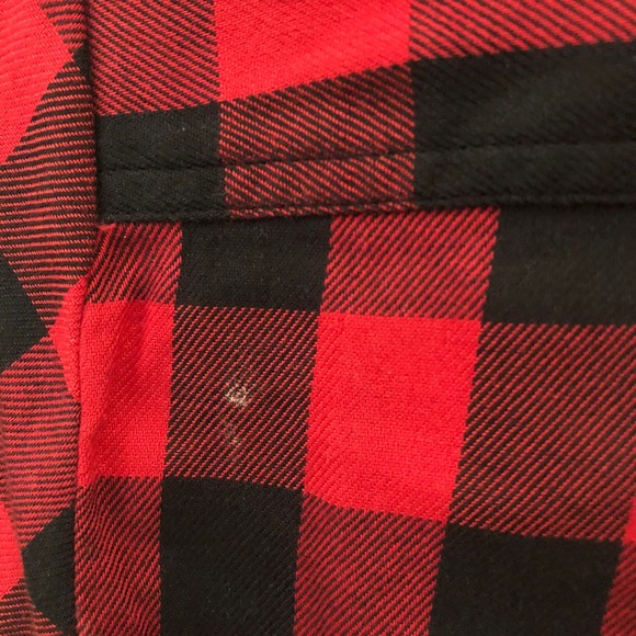 Black and Red Checkered Top - Picture 3 of 3